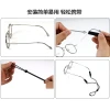 New double-hole silicone buckle adjustable eyeglass rope, adult and children's sports fixed anti-slip rope, extended thick rope Application Scenario